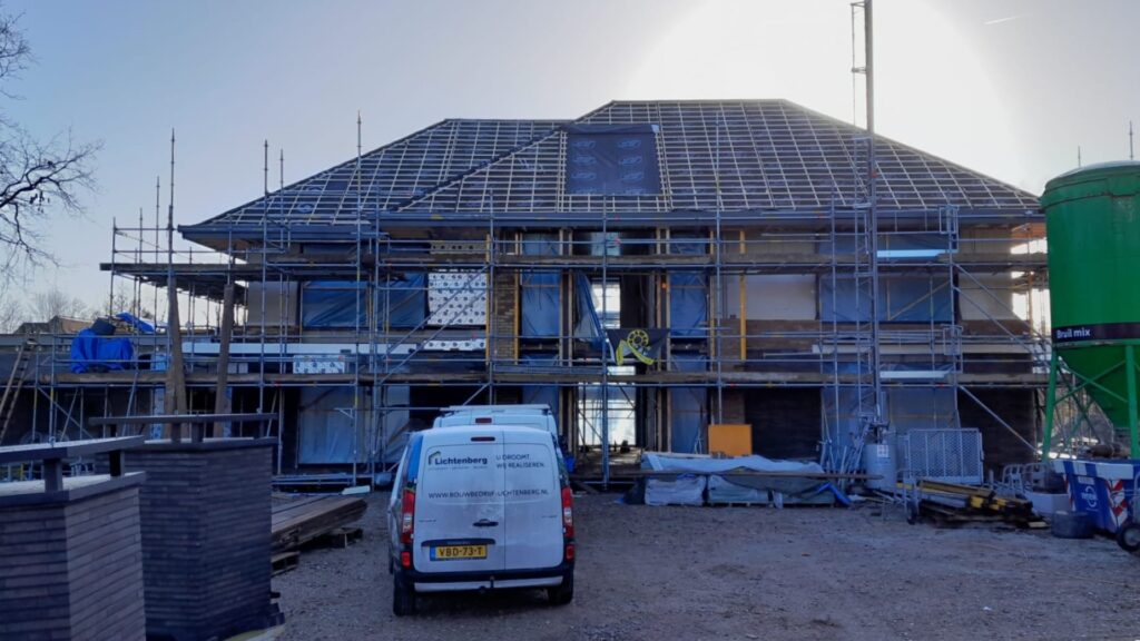 Bouwfase 2 ruwbouw Lichtenberg Exclusieve Villabouw