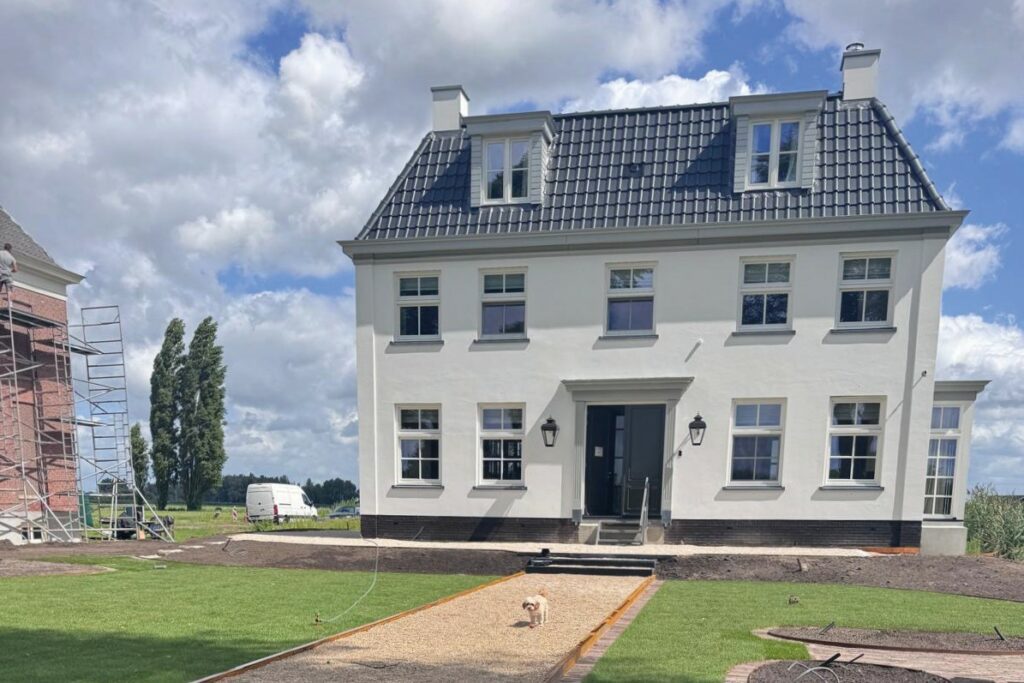Pas gerealiseerde villa lichtenberg villabouw