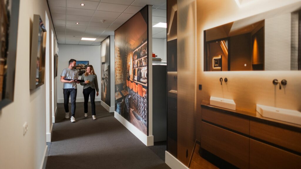 van ontwerp naar bouw en oplevering showroom met lichtenberg villabouw